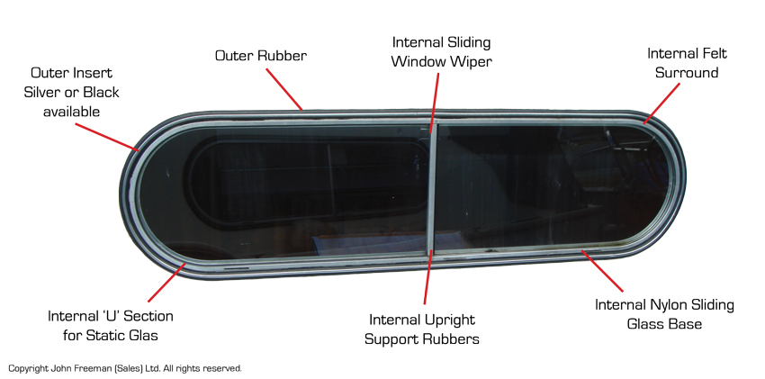 Freeman 22 Mk2 Cabin Window Example
