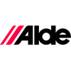 The brand name ALDE in black lettering with wo red 'forward slashes' before the text.