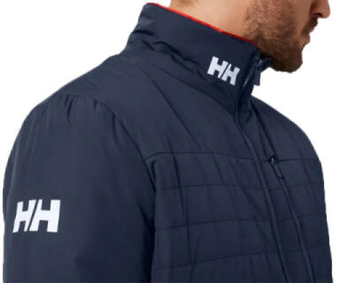 A close up of the Navy Blue Helly Hansen Midlayer Waterproof Jacket