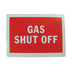 BSS Label - Gas Shut Off