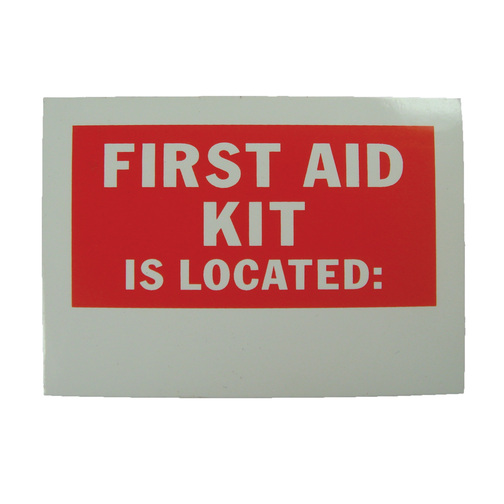 Location Label - First Aid Kit