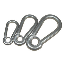 Stainless Steel Carbine Hook with Captive Eye