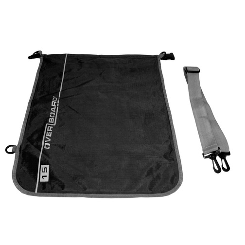 OverBoard Black 15L Waterproof Dry Flat Bag