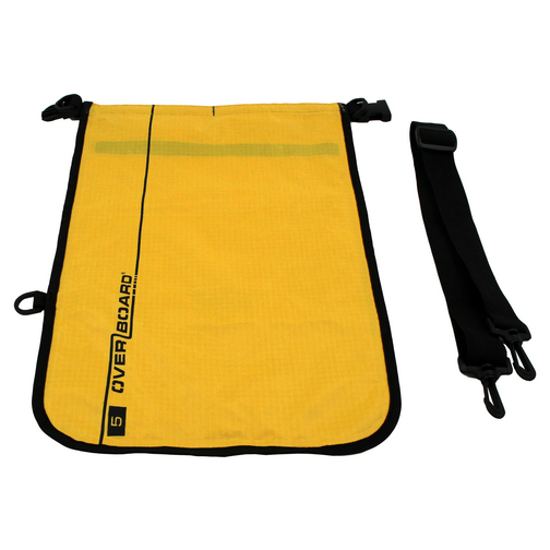OverBoard Yellow 5L Waterproof Dry Flat Bag