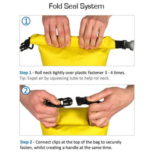 OverBoard Yellow 5L Waterproof Dry Flat Bag