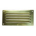 Brass Louvre Vent Grille - 152 x 75mm