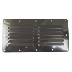 Stainless Steel Louvre Vent Grille - 230 x 115mm
