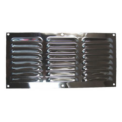 Stainless Steel Louvre Vent Grille - 305 x 152mm