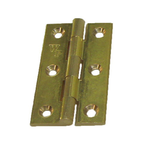 Solid Drawn Brass Butt Hinges 51 x 29mm (2" x 1/8")