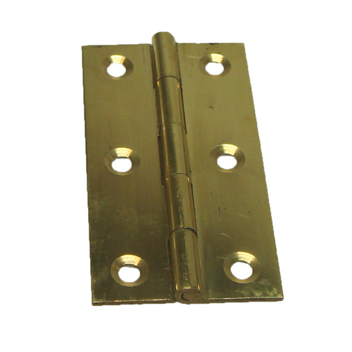 Solid Drawn Brass Butt Hinges 76 x 41mm (3" x 1 5/8")