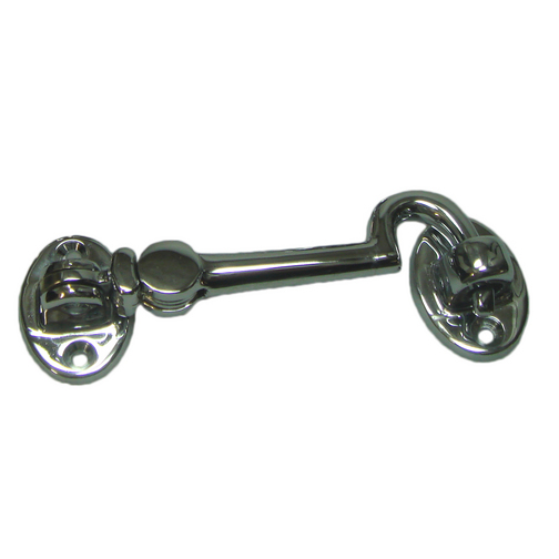 Chrome Plated Solid Brass Silent Cabin Hook - 95mm