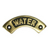 Curved Brass Water Name Plate