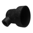 Bowman Right Angle Rubber End Cap - 22 x 70mm