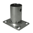 Stainless Steel Rectangle Flagstaff Socket - Straight