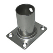 Stainless Steel Rectangle Flagstaff Socket - Straight