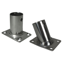 Stainless Steel Rectangle Flagstaff Sockets