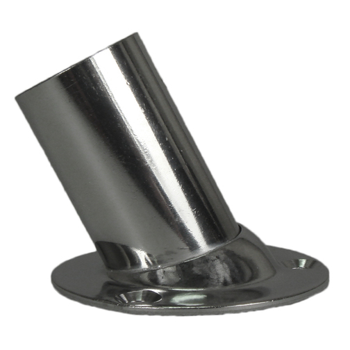 Stainless Steel Round Angled Flagstaff Socket