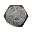 Stainless Steel Hex Head Machine Screw Top