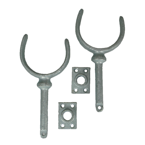Galvanised Rowlocks & Plates - 7/16"