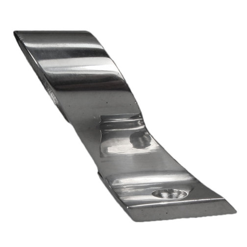Stainless Steel Angled Left Hand Closed Handrail Bracket
