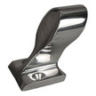Stainless Steel Angled Left Hand Closed Handrail Bracket