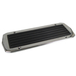 Chrome Footstep Plate with Black Rubber Pad