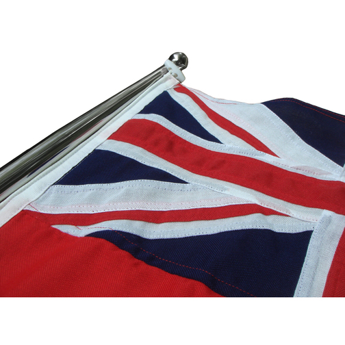 Deluxe Stainless Steel Flagstaff & Ensign Kit 1 Yard