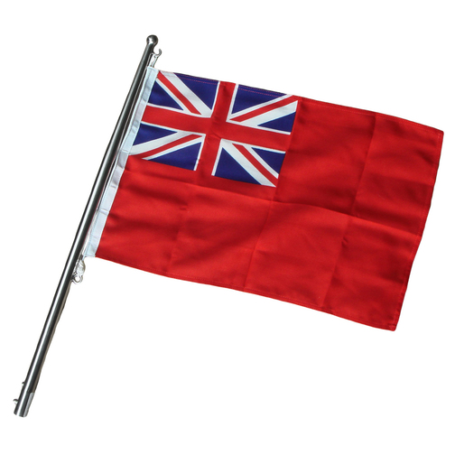 Stainless Steel Flagstaff & Ensign Kit 1/2 Yard