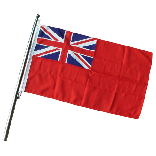 Stainless Steel Flagstaff & Ensign Kit 3/4 Yard