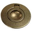 Circular Concealed Fitting Lifting Ring 53mm - Brass