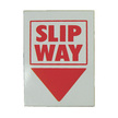 Slip Way Label  - Red Letters on White