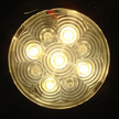 Stainless Steel Ultra Thin 94mm White & Red LED Cabin Light