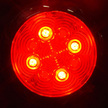 Stainless Steel Ultra Thin 94mm White & Red LED Cabin Light