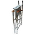 Stainless Steel Deluxe Folding Directors Chair
