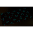 Treadmaster GlowTec Chequred Glow in the Dark Light Grey Self Adhesive Step Pad - 275 x 135mm