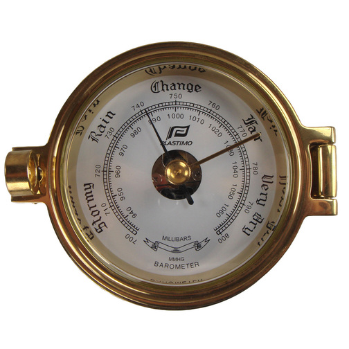 Plastimo Brass Port Hole Barometer