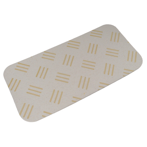 Treadmaster GlowTec Chequered Glow in the Dark White Sand Self Adhesive Step Pad - 275 x 135mm