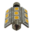 SMD LED 10-30v Festoon Sv8.5 Warm White Butterfly Bulb