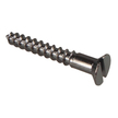 Chrome Plated No.6x1" Wood Screw - 10 Pack