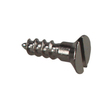 Chrome Plated No.6x1/2" Wood Screw - 10 Pack