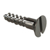 Chrome Plated No.8x3/4" Wood Screw - 10 Pack