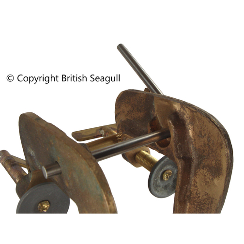 British Seagull Outboard Forty Series Mounting Bracket Security Bar Fitted