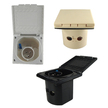 Mains IP44 3 Pin Flush Mount Plugs