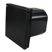 Mains IP44 3 Pin Recessed Plug - Black
