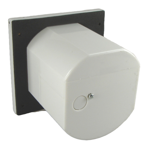 Mains IP44 3 Pin Recessed Plug - White