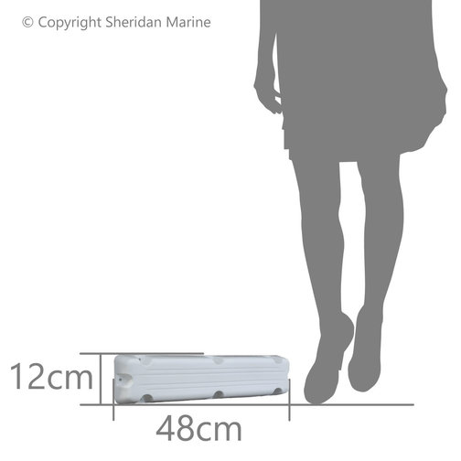 Dock Fender Size Diagram