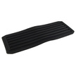 Chrome Footstep Plate Black Rubber Pad