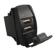 Dashboard Rocker Switch Dual USB Socket