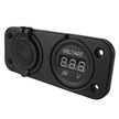 Recessed Dual USB Socket with Volt Meter