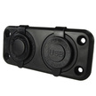 Recessed Mount Dual USB & 12 Volt Socket